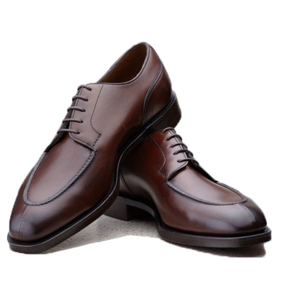 Bashwood Handmade Chocolate Brown Leather Oxfords